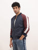Relaxed Fit Bomber Jacket | Navy Blue