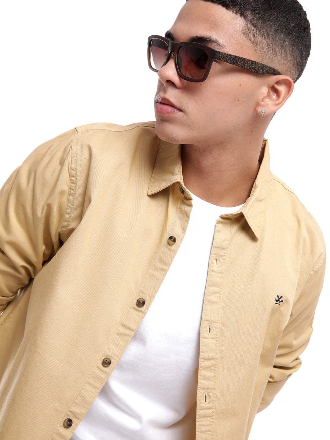 Premium Beige Slim Fit Shirt