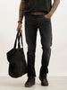Classic Slim Fit Contrast Stitch Denim Jeans | Grey