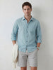 Solid Regular Fit Full Sleeve Shirt | Blue