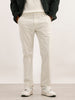 Classic Solid Straight Fit Trouser | White