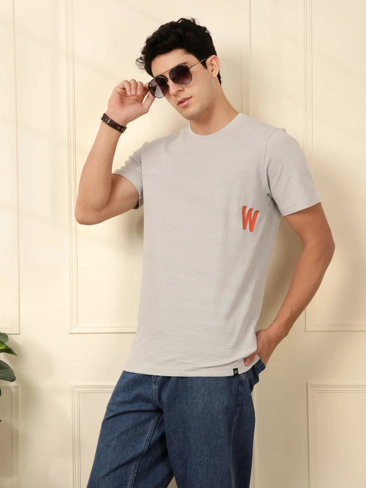 Drop Logo Grey T-Shirt