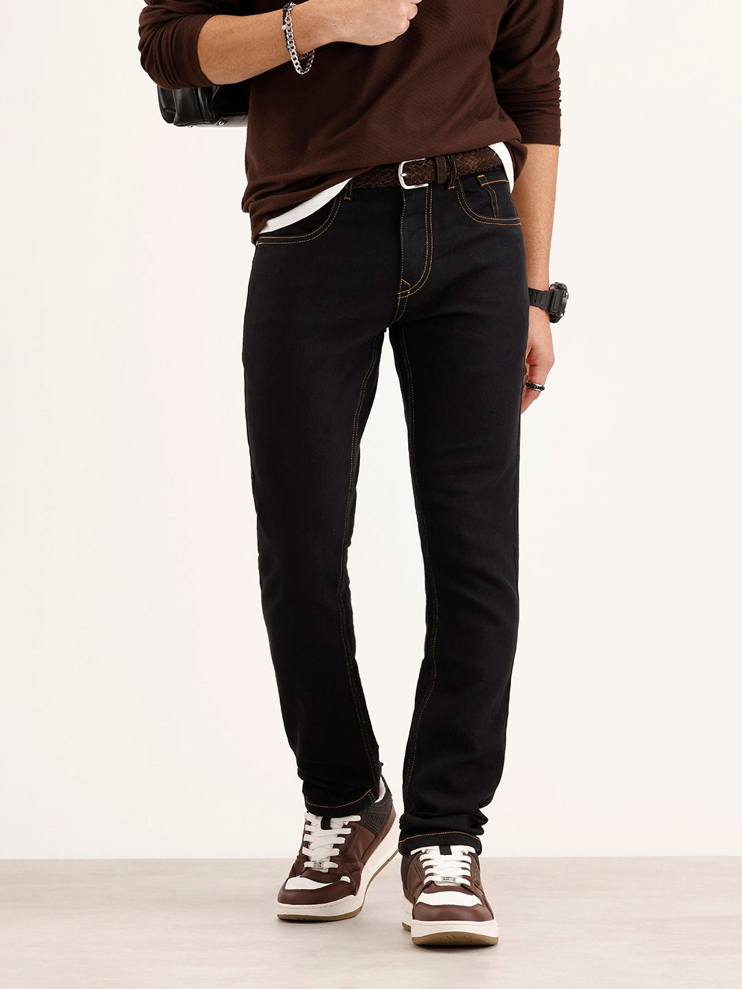 Slim Fit Denim Jeans | Black