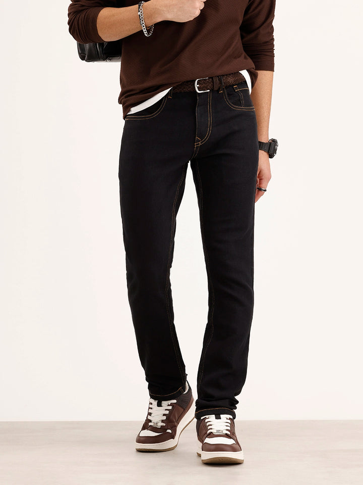 Slim Fit Denim Jeans | Black