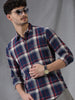 Dyed Plaid Navy Shirt