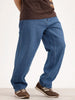 Loose Fit Denim Jeans | Blue
