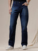 Blue Anti Fit Faded Jeans