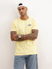 Classic Embroidered Patch T-Shirt | Yellow