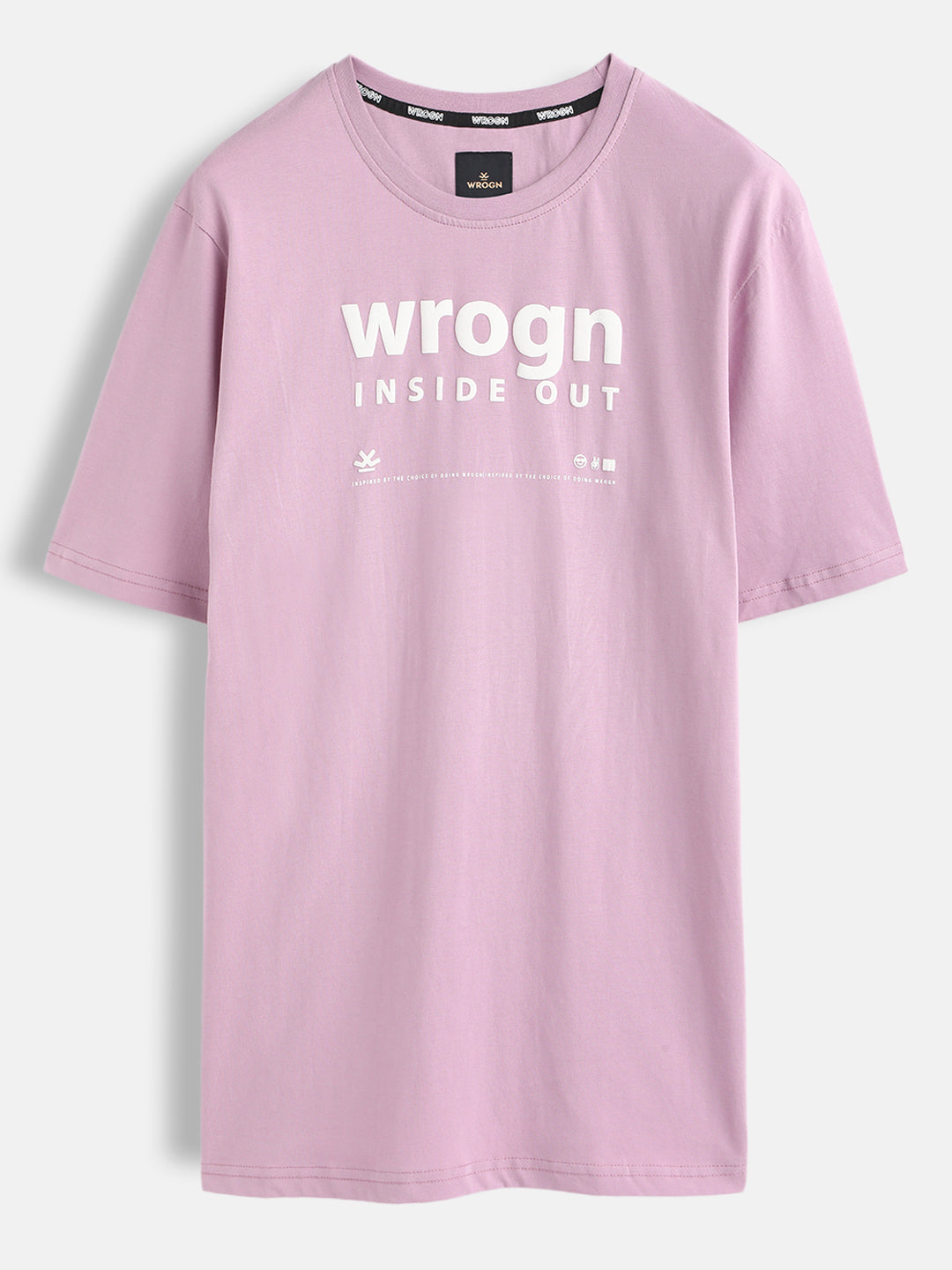 Printed Regular Fit T-Shirt | Pink