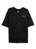 Let The Monster Out Black Oversized T-Shirt