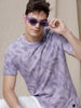 Artsy Purple AOP Printed T-Shirt