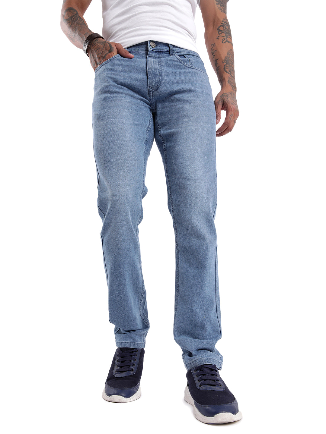 Superstone Light Washed Denim Jeans