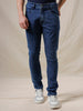 Solid Slim Fit Rugged Jeans