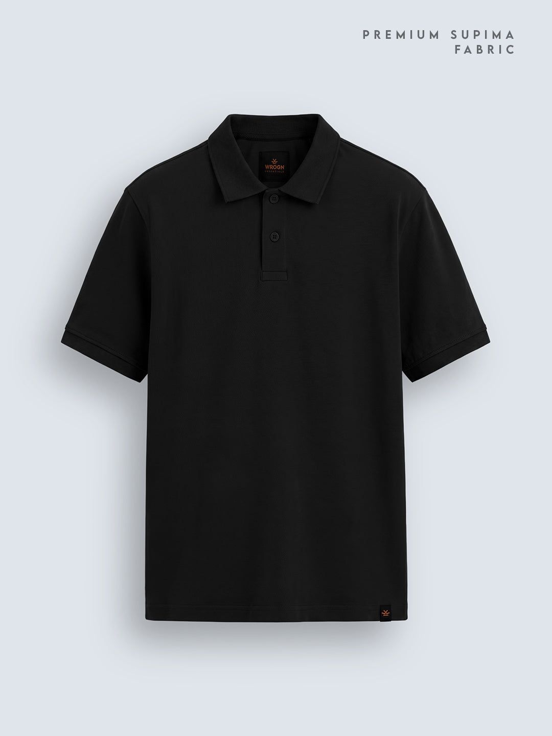 Essential Supima Polo T-Shirt | Essential | Black
