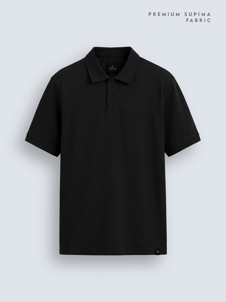 Essential Supima Polo T-Shirt | Essential | Black