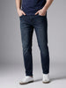 Skinny Crop Faded Denim Jeans | Blue