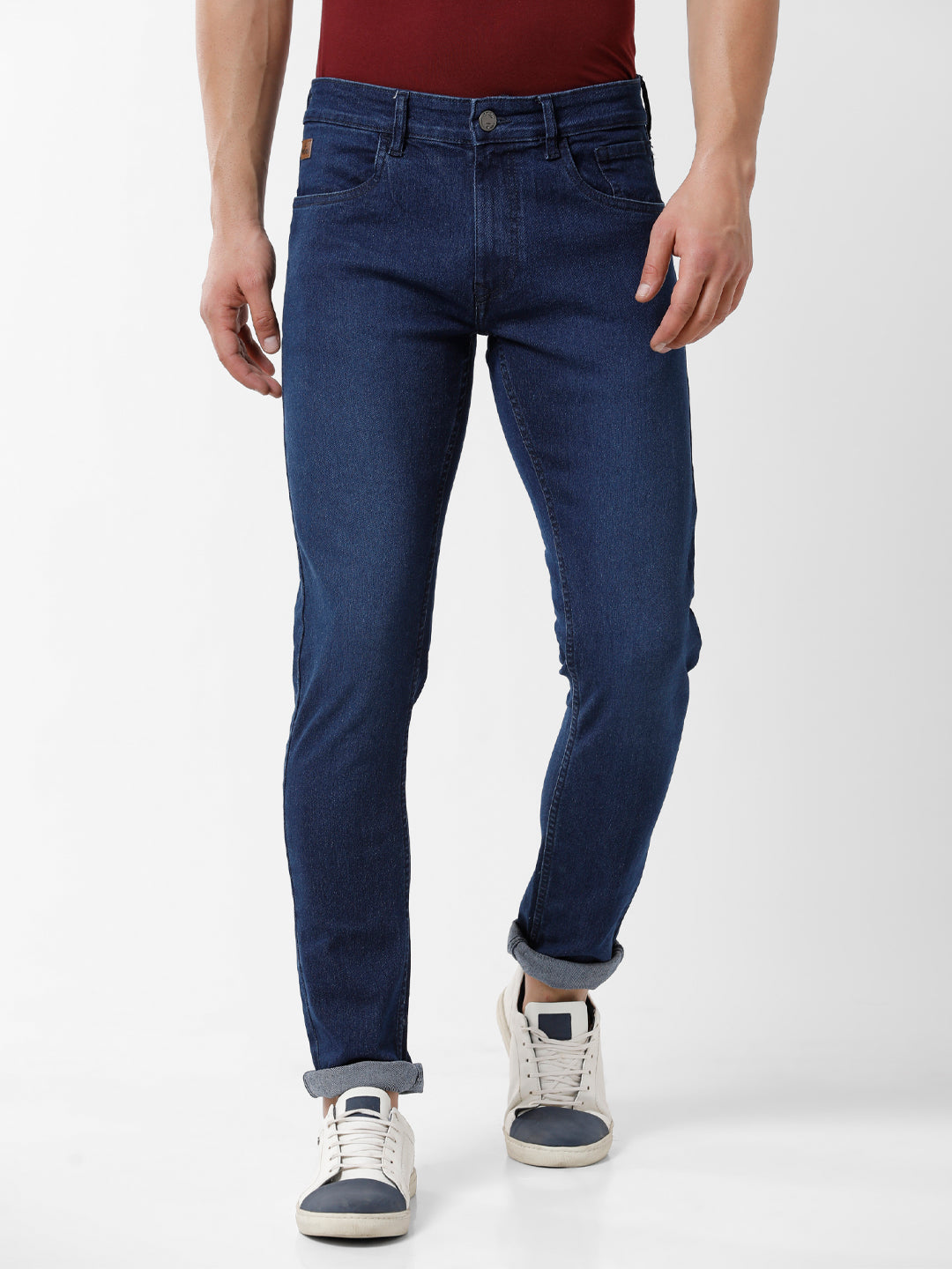 Dark Tone Blue Casual Jeans