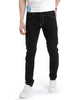 Casual Solid Black Slim Fit Jeans