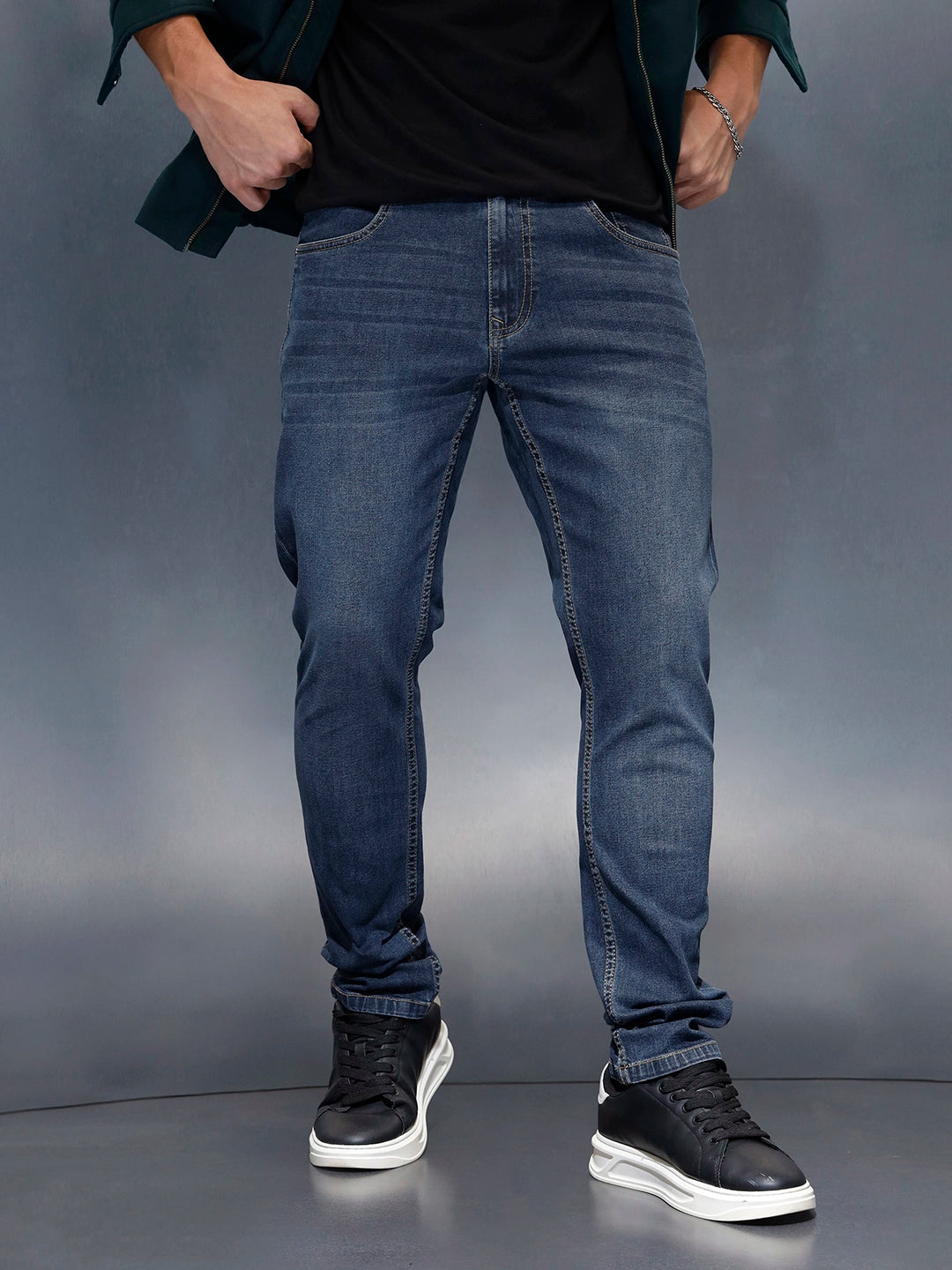 Men's Casual Slim Fit Denim Jeans  | Blue