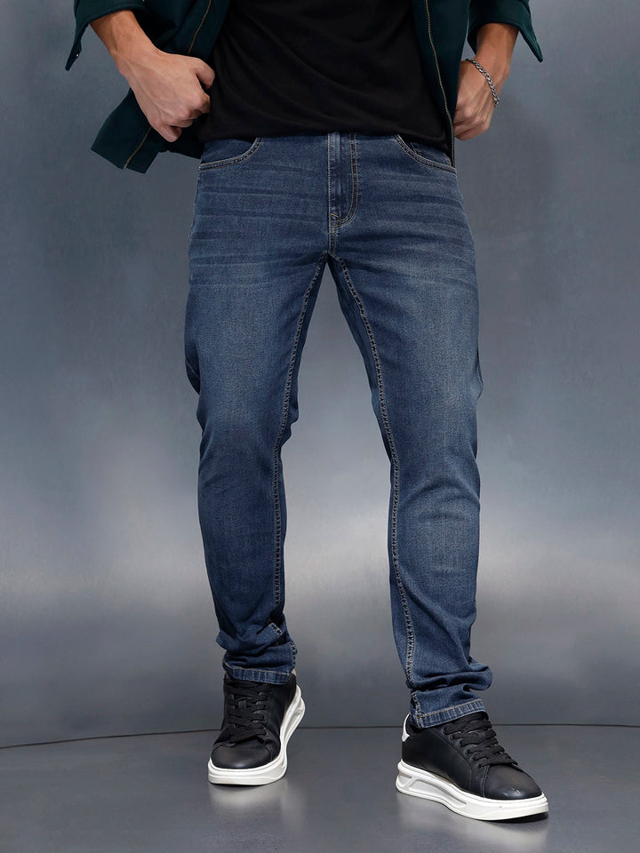 Men's Casual Slim Fit Denim Jeans  | Blue