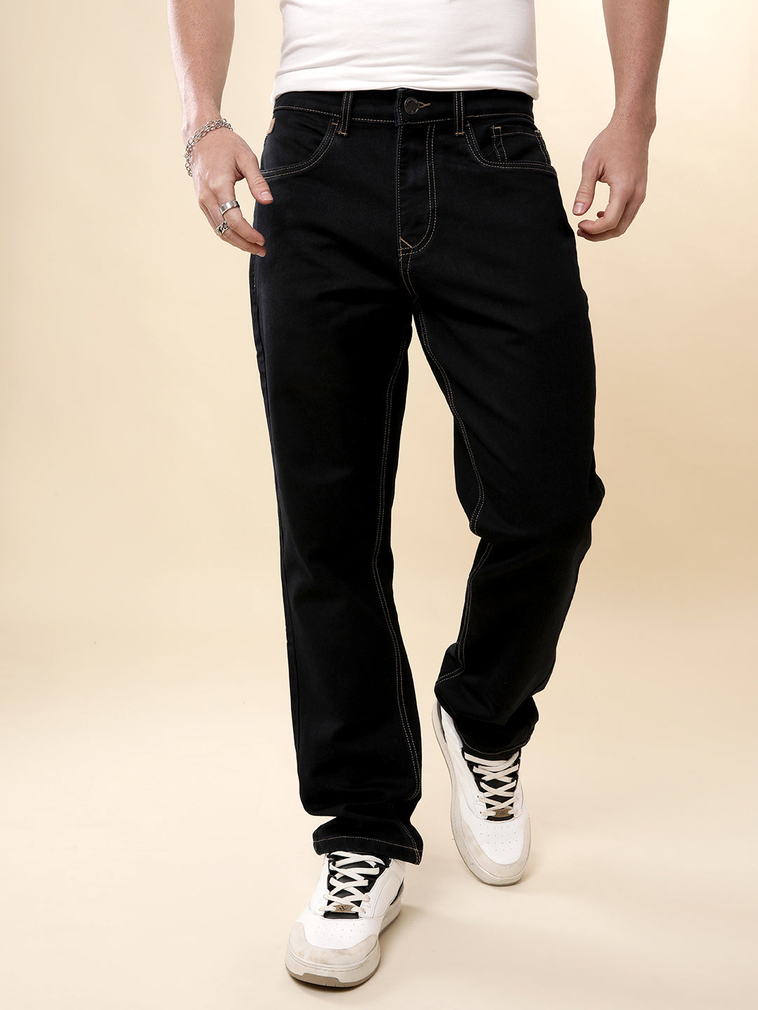 Classic Darkstone Relaxed Fit Denim Jeans