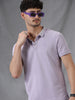 Dual Tone Lavender Polo T-Shirt