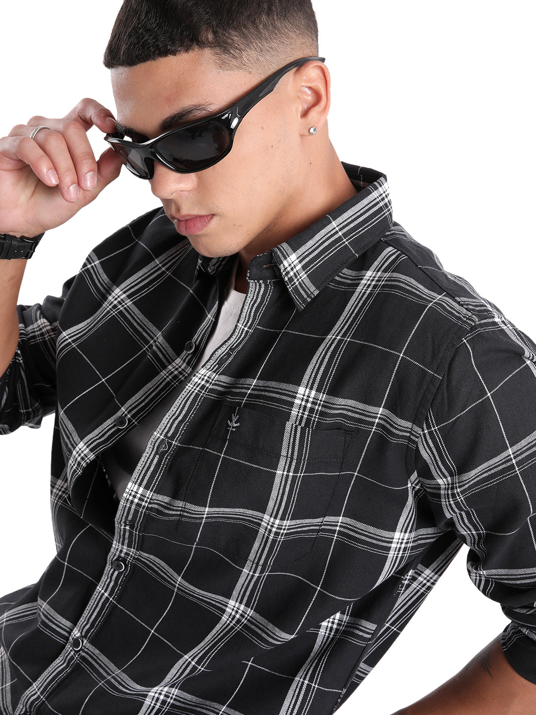 Black & White Classic Checked Shirt