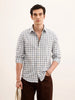 Claasic Slim Fit Checekered Shirt | Blue