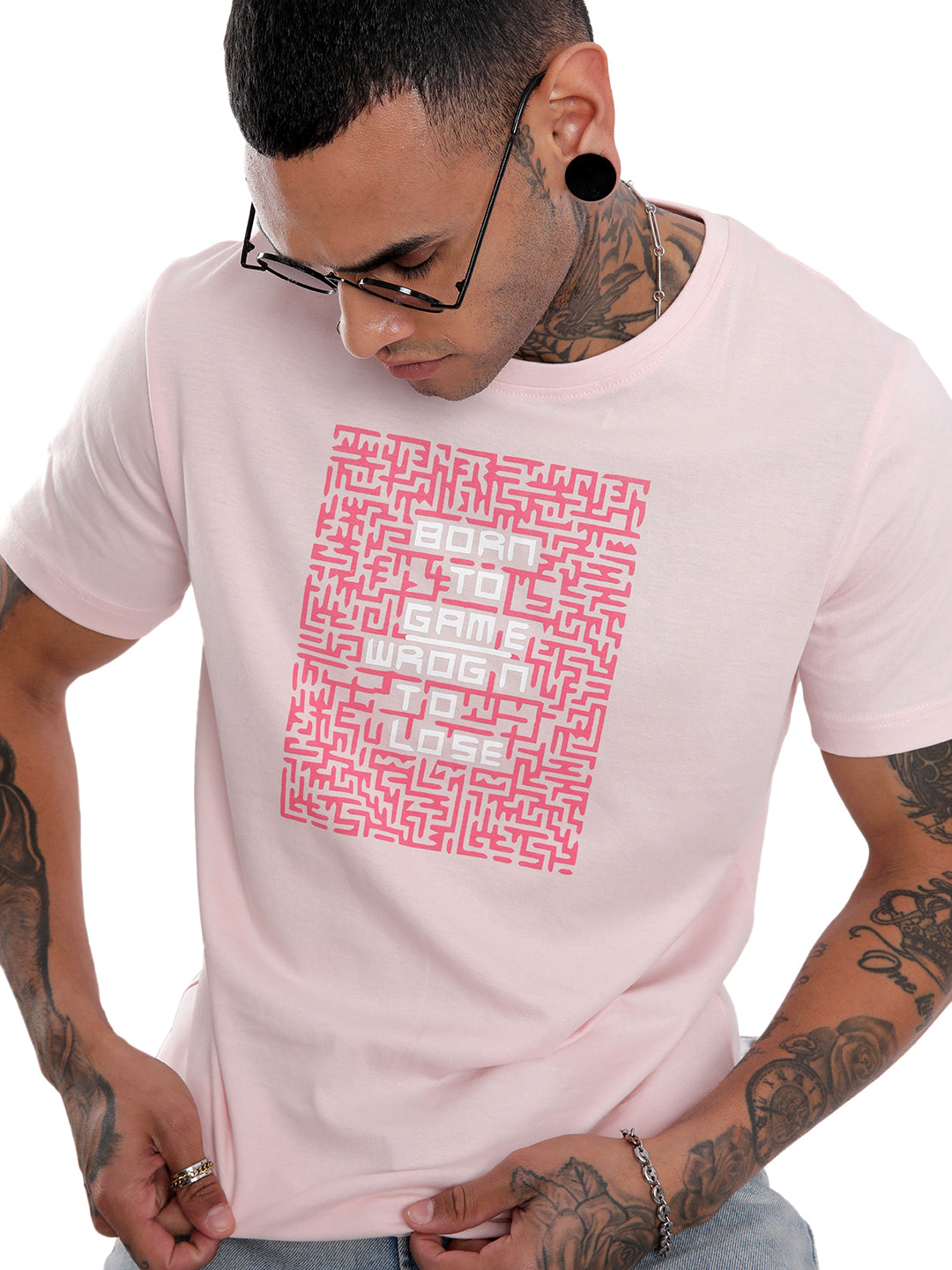 Born To Game Printed T-Shirt