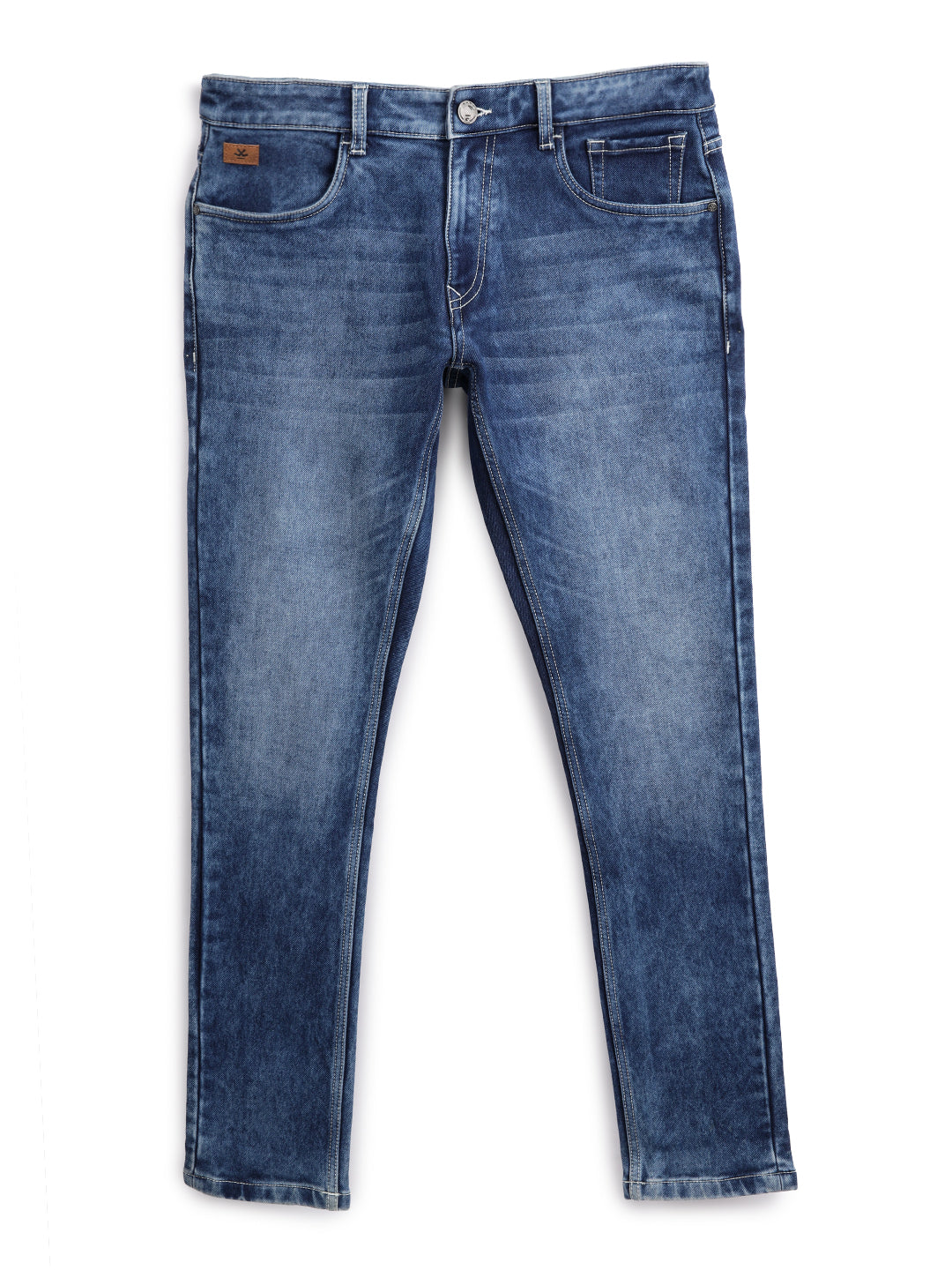 Indigo Wash Slim Tapered Jeans