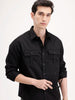 Comfort Fit Double Pocket Shirt | Black