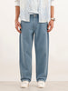 Light Fade Loose Fit Denim Jeans | Light Blue