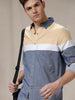 Colourblocked Twill Shirt