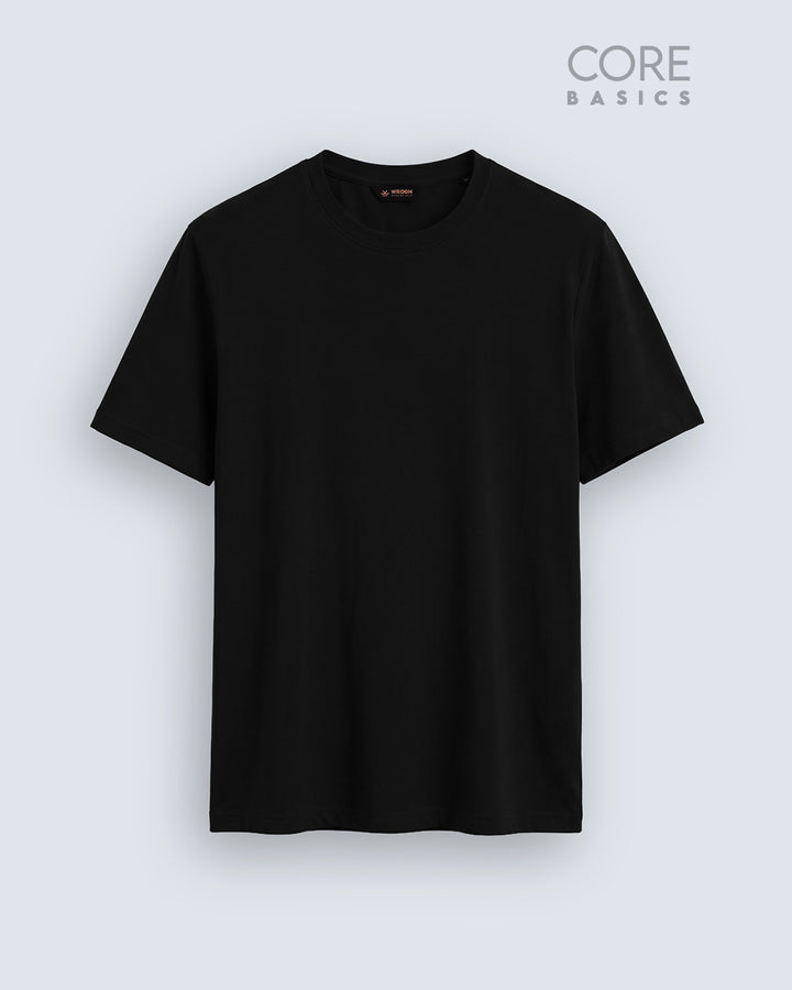 Core Basics Regular Fit T-Shirt | Essential | Black
