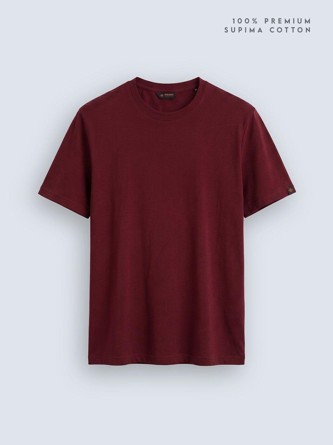 Essential Supima Crew Neck T-Shirt | Essential | Wine