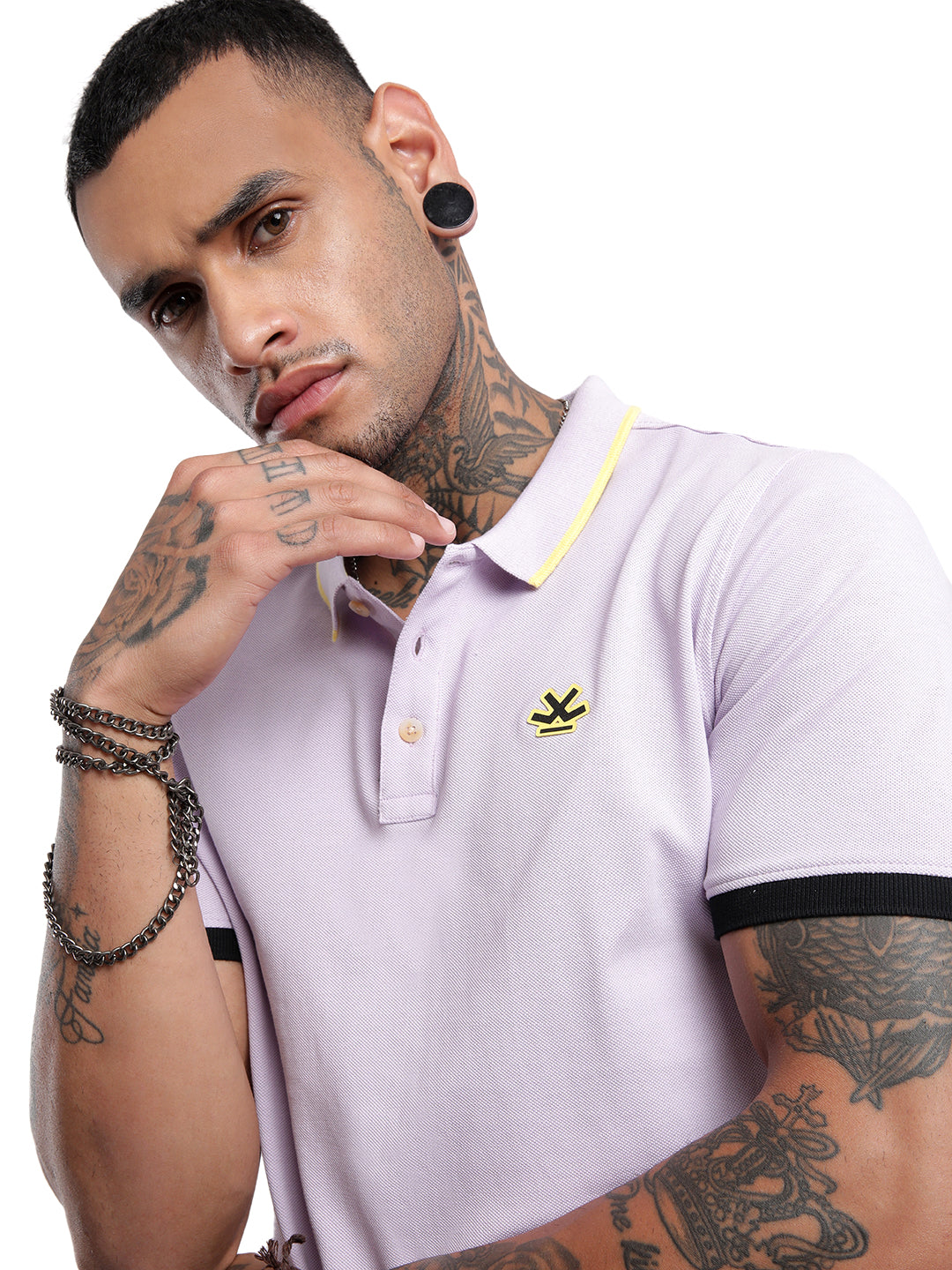 Urban Purple Tipping Polo T-Shirt