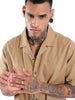 Premium Khaki Short Sleeve Shirt
