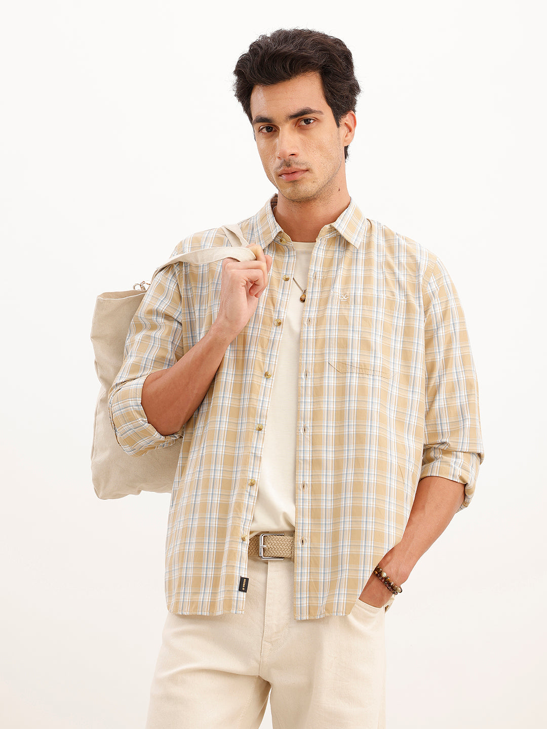 Classic Regular Fit Shirt | Beige