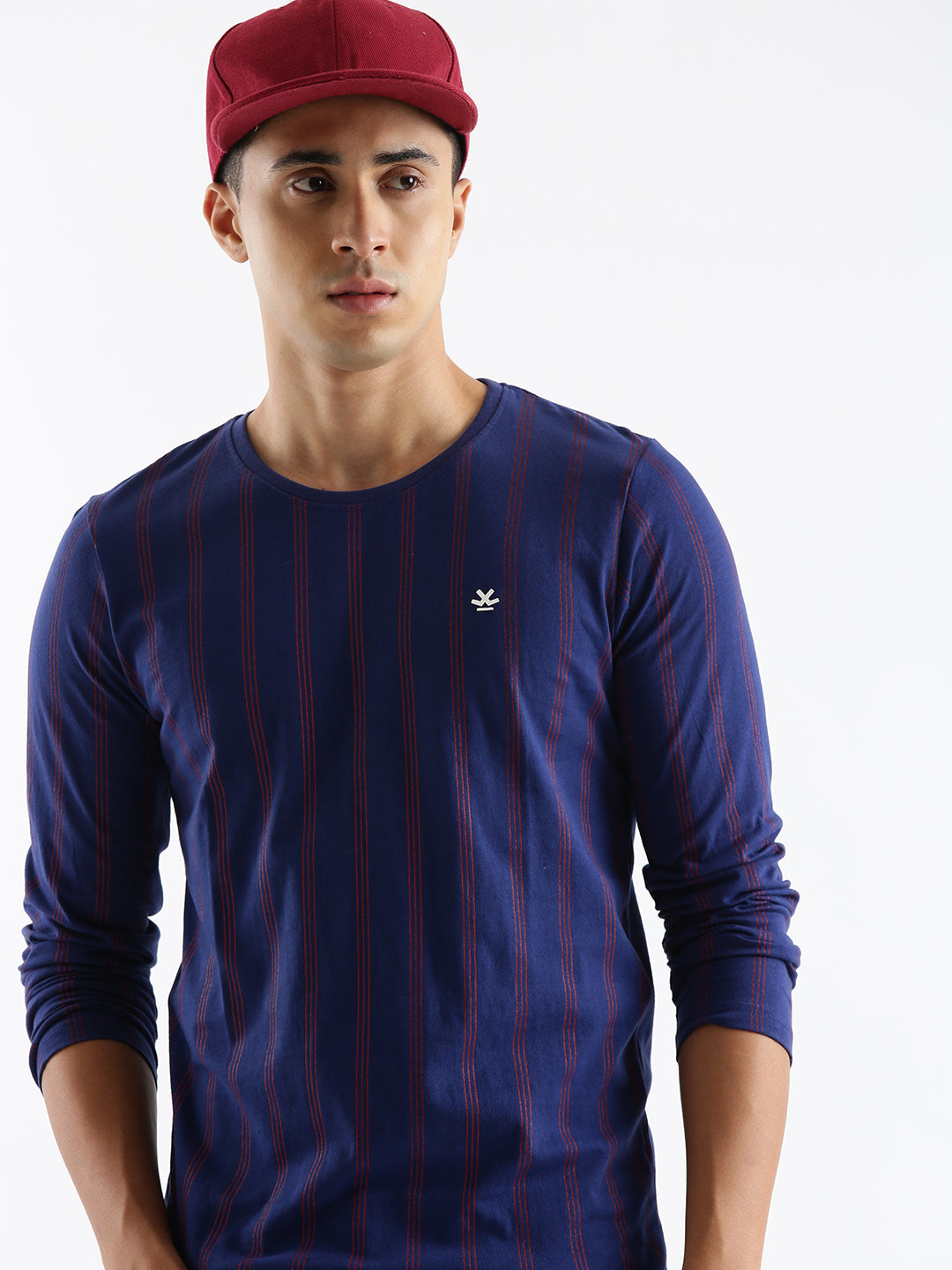 Basic Striped Blue T-Shirt