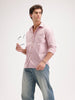Solid Slim Fit Full Sleeve Shirt  | Pink