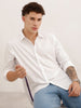 Solid Slim Fit Full Sleeve Shirt | White | WSH02FSSL0170S