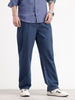 Loose Fit Textured Denim Jeans | Blue