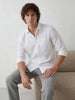Slim Fit Solid Full Sleeve Shirt | White