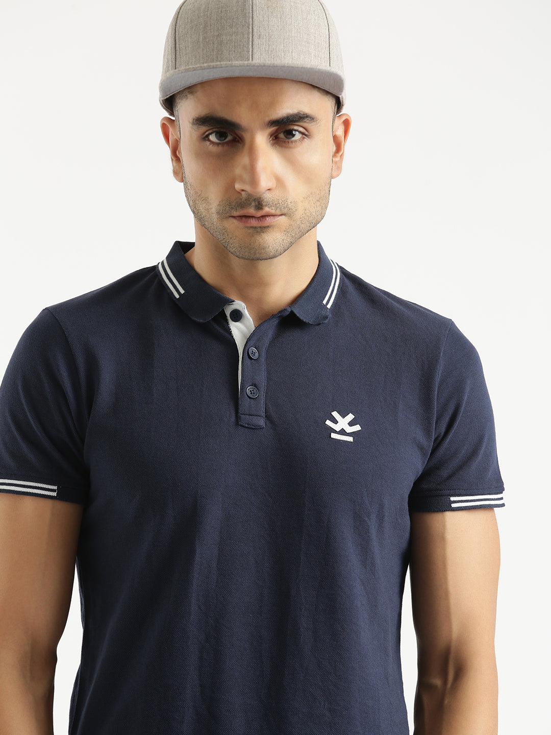 Classic Solid Polo Slim Fit T-Shirt