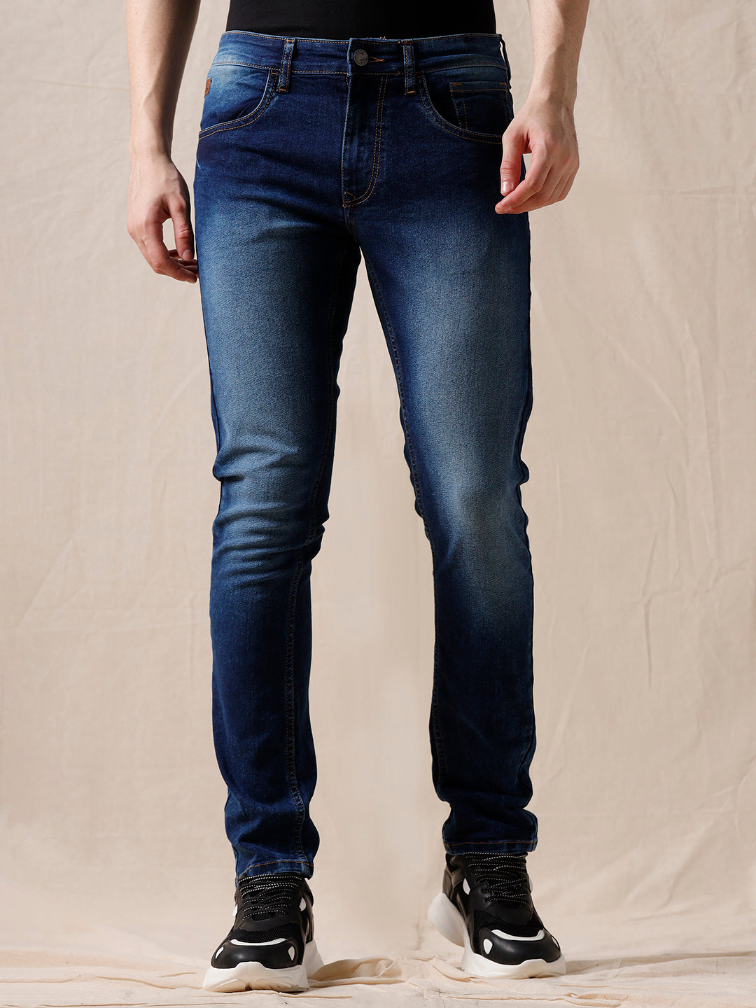 Mid Tone Faded Jeans – Wrogn