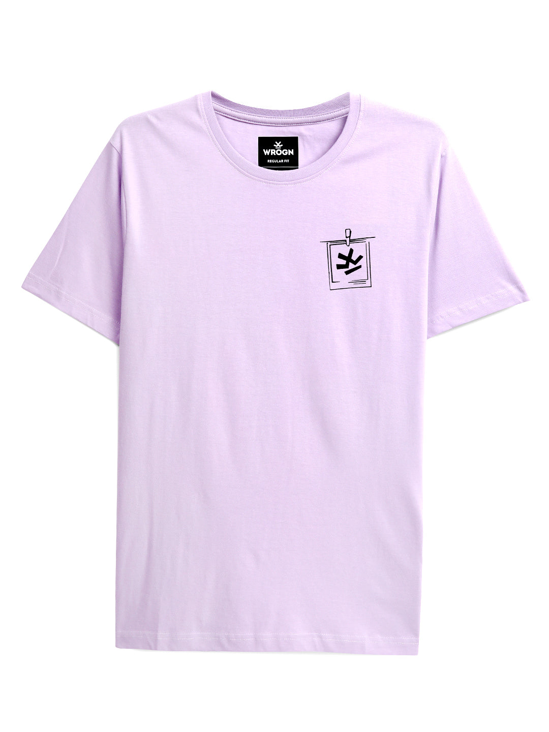 Wrogn Frame Purple T-Shirt