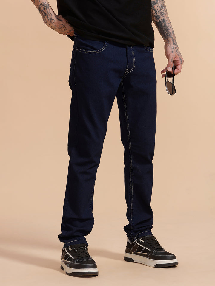 Classic Slim Fit Jeans | Dark Blue