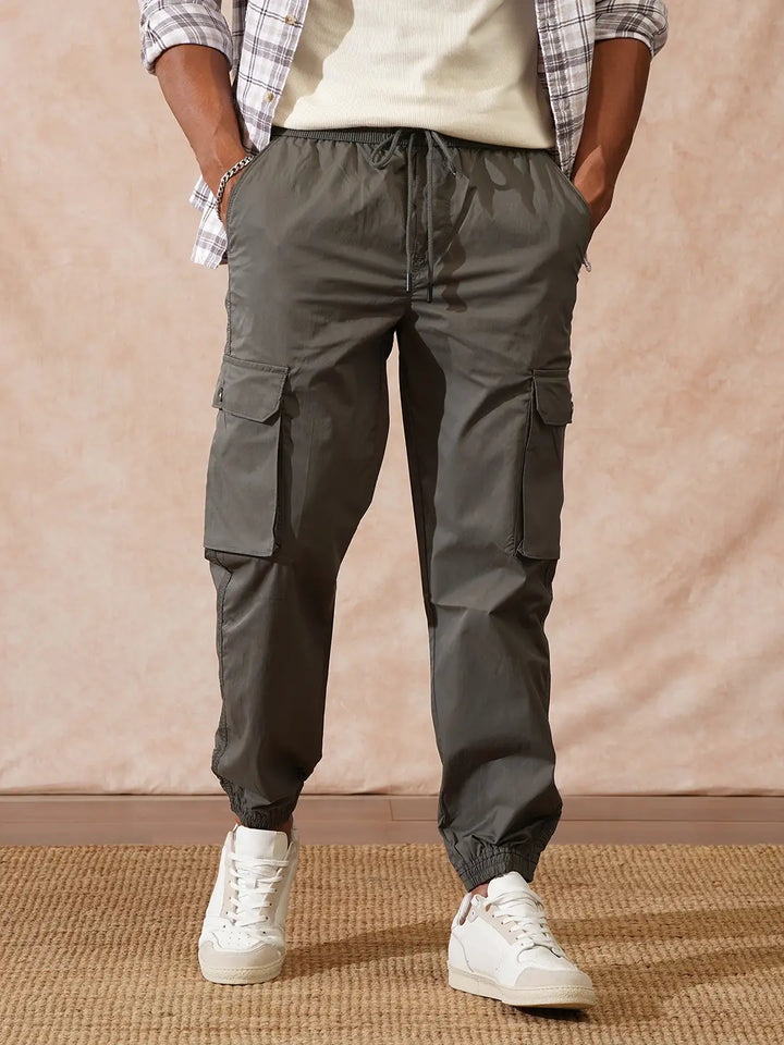 Korean Loose Fit Jogger | Grey