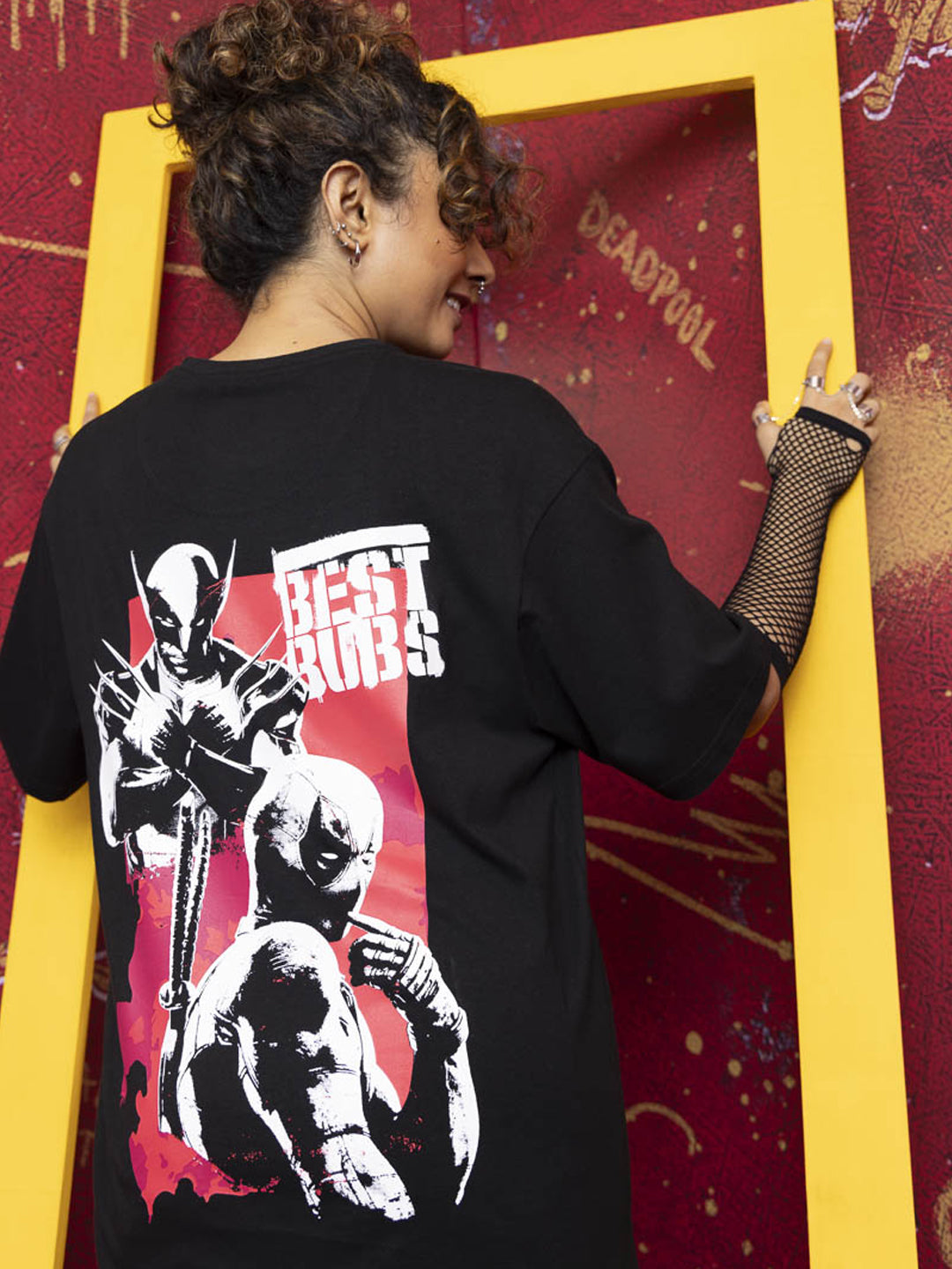 Deadpool Best Bubs Oversized T-Shirt