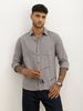 Solid Regular Fit Full Sleeve Shirt | Grey